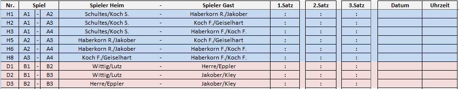 Spielplan-Doppel