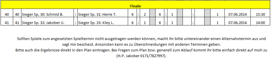 Spielplan Teil 3